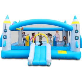 Multifunctional Jump 'n Slide Inflatable Bouncer For Kids Complete Setup With Blower - 198' X 180' Play Area - 96' Tall (Option: defaulttitle)