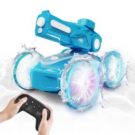 Children's All-terrain Amphibious Tank Remote Control Toy Car With Automatic Water Spray And Lighting Effects. Only Available For Self-pickup (Option: 1pc)