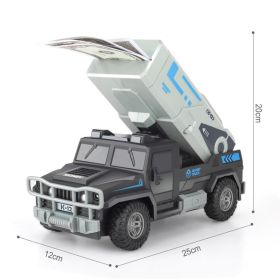 2.4G Remote Control Money Spray Car Money Spray Gun Black (Option: As shown in the main image)