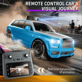 X11-4.3-inch Screen-Controlled Dual-Battery Remote Control Car, Real-Time Video Transmission, High-Speed Drifting Racing Car, Universal Off-Road (Option: 43inchscreencontrol)