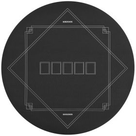 Poker Mat Texas Hold'em Poker Table Top with Non-Slip Bottom Black (Option: Black-620x80x80 mm)