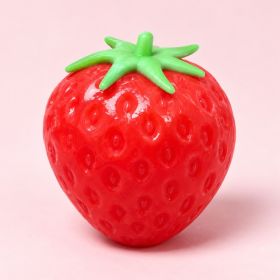 Strawberry Fidget Toy, Stretchable Squeeze Stress Relief Toy (Option: Pink)