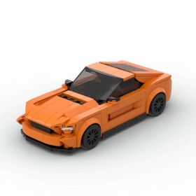 Sports Race Car MOC Building Blocks,Speed Champions Racing Car Toy Building Sets,DIY Building Bricks For Kids And Adults-348PCS (Option: Default)