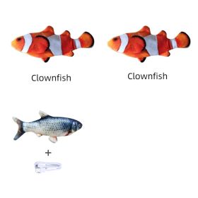 Without Cat Nip Version - Electric Jumping Fish Simulation Electric Fish Toy (Option: Set11)