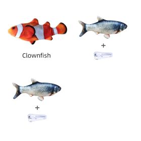 Without Cat Nip Version - Electric Jumping Fish Simulation Electric Fish Toy (Option: Set13)
