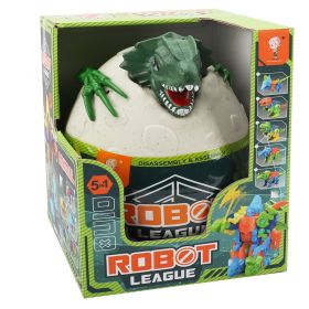 Triangle Tyrannosaurus Rex Five Box One, Assemble And Combine Transform Intelligent Mechanical Simulation DIY Puzzle Toy (Option: As shown in the figure)