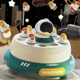Launch Rocket Disc Bouncing Electric Spinning Disc Fishing Toy, Children's Concentration Training And Puzzle Solving (Option: As shown in the figure)