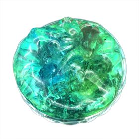 Color Matching Gradient Multicolor Crystal Mud Slime (Option: Blue green-60ml)