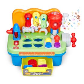 Musical Workbench for Toddler 2 Years+ Toy Musical Learning Workbench (Option: Multicolor)