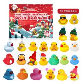 DOWMOO Christmas Advent Rubber Duck Set, 24 Pieces (Option: 24 Pieces)