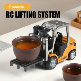 App Controlled RC Construction Truck Mini Alloy Forklift Toy With Realistic Lift System, Perfect Christmas Gift For Boys & Adults, Boy Toys, Part (Option: 555 99)