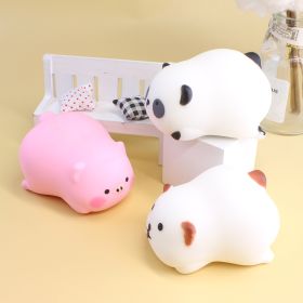 3 PCS  Small Animal Squeeze Toys (Option: Polychrome)