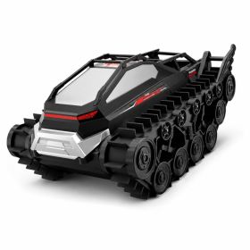 Amphibious Tracked Tank, Children's Outdoor Toy, All Terrain Off-road Remote Control Vehicle (Option: Black)