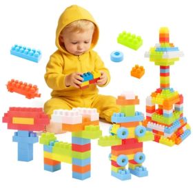 150 PCS Building Blocks Set With Wheels, Learning Toddler Blocks For 3+ Years Old (Option: defaulttitle)
