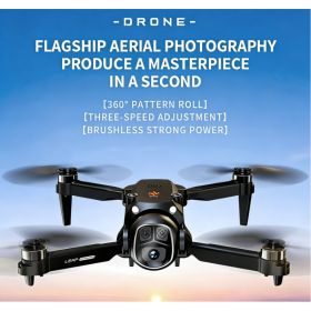The Cool New X5 Smart Drone Features An Intelligent Aerial Camera, Brushless Motor, One-key Takeoff, Optical Flow Hovering, Multi-speed Settings, (Option: foldable)