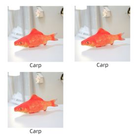 Without Cat Nip Version - Electric Jumping Fish Simulation Electric Fish Toy (Option: Carp 3pcs)