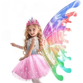 Dream Wings Toy Gradient Ribbon Light Light Portable Fun And Cute Touch Girls Favorite Gift (Option: 1pc)