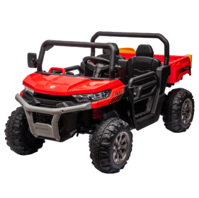 24V Driving Truck 2 Seater Driving UTV (Color: Red)