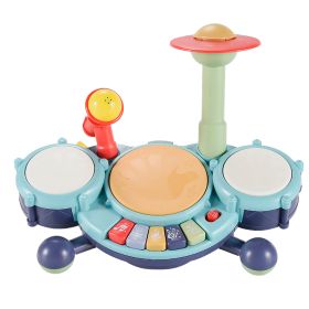 Children's Drum Set Piano Two In One, Enlightenment Electronic Drum Instrument Toys For Babies To Play Drums (Option: As shown in the figure)