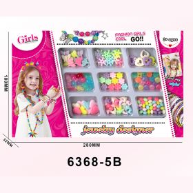 DIY Handmade Gift Box For Children, Bead Making Toys (Option: As shown in the figure)