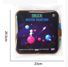 Children's Magic Water Drawing Book, Repeated Graffiti Coloring Book, Boys And Girls' Drawing Book Magic Book (Option: As shown in the figure)