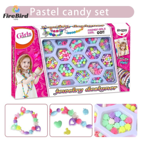 Toy Bead Handmade DIY, Material Girl Bracelet With Beads (Option: As shown in the figure)