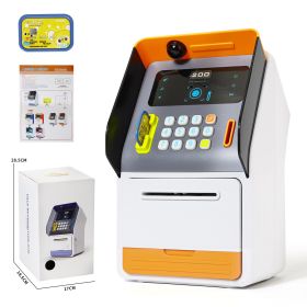 Piggy Bank With Face Recognition Monitoring Function - Fun Savings (Color: Orange)