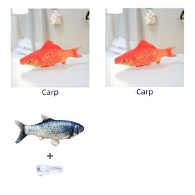 Without Cat Nip Version - Electric Jumping Fish Simulation Electric Fish Toy (Option: Set3)