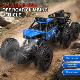 All-terrain Electric Toy Car, Alloy Car, 1-20 Scale Model Car, 2.4GHz R&C Off-road Car, High-speed Car, With Headlights And Shock Absorption, Bir (Option: Blue)