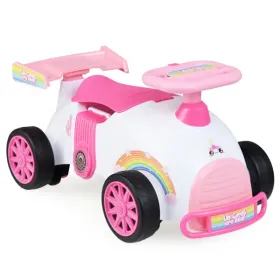 Kids Ride-On Sliding Car With Music Function, 3 Themes Sit-and-Scoot Toy For 19-36 Months (Unicorn) (Option: defaulttitle)