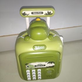 Luggage Piggy Bank Turning Savings Into A Interesting Game (Color: Green)