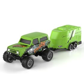 Remote Bigfoot Ford MustangTrailer Green,Please Note That The Color Specification Sold Is Green. (Option: As shown in the main image)
