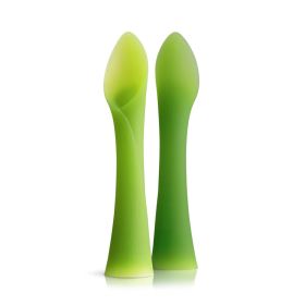 2pack Silicone Soft-Tip Training Spoon For Baby Led Weaning (Option: 2PCS)