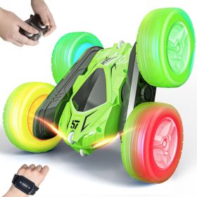 Lightweight Stunt Remote Control Car,Only Supports Self-pickup (Color: Green)