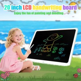 (TEMU&TK only supports PICKUP)LCD Writing Tablet, Valentines Day Gifts for Kids,20 Inch Colorful Toddler Doodle Board Drawing Tablet, Erasable Re (Option: Default Title)