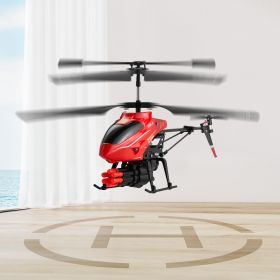 RC Helicopter 3.5 Channel Remote Control Aircraft Toy Shooting Mode Kids Present (Option: Red)