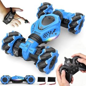 Remote Control RC Drift Car Gesture Sensing Toy For Kids Ages 6-12 (Option: Blue)