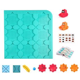 1Pc Kids Logical Road Builder Toy Brain Teasers Puzzles Montessori Toys Preschool Educational Learning Toys Puzzle STEM Board Game For 3 To 8 Yea (Option: Multicolor)
