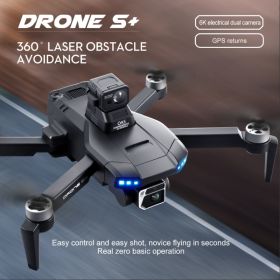 DRONE S+ 6K Electric Tuning Dual-Camera Drone With 360° Laser Obstacle Avoidance, GPS Automatic Return, Perfect Aerial Photography Tool For Begin (Option: laserobstacleavoidance)