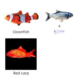 Without Cat Nip Version - Electric Jumping Fish Simulation Electric Fish Toy (Option: Set14)