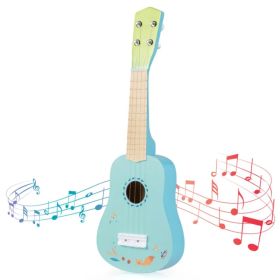 21-Inch Kids Ukulele - Lightweight Compact Design, Premium Basswood Body with Nylon Strings (Light Blue) (Option: Default Title)