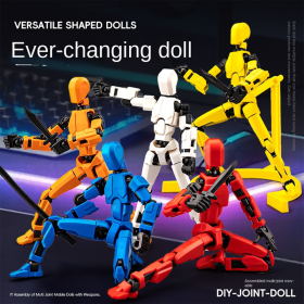 3D Printed Joint Puppet Assembled Toy With Movable Joints (Option: 3PCS)