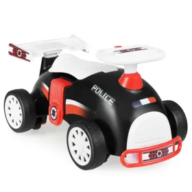 Kids Ride-On Sliding Car With Music Function, 3 Themes Sit-and-Scoot Toy For 19-36 Months (Police) (Option: defaulttitle)