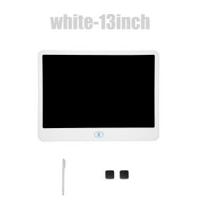LCD Writing Tablet, Valentines Day Gifts For Kids,13 Inch Colorful Toddler Doodle Board Drawing Tablet, Erasable Reusable Electronic Drawing Pads (Color: White)