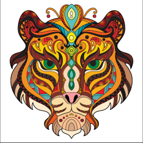 Each Piece Is Animal Shaped Christmas Gift Colorful Elephant Turtle Wooden Jigsaw Puzzles (Option: Style11-A4)
