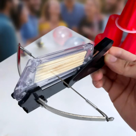 Zhuge Liannu Inspired Ancient Technology Repeating Cross Toothpick Container Party Game Decompression Fingertip Interaction (Option: 1pc)