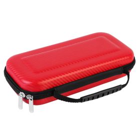 Portable Carry Case for Nintendo Switch Console Protective Hard EVA Case Shell Pouch (Color: Red)