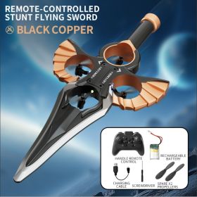 Feijian Remote-Controlled Glider - Remote-Controlled Feijian And 3-Speed Stunt Control (Controller Mode) Lightweight Remote-Controlled Aircraft, (Option: coppercolor)