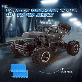 1 Twelfth Scale 2.4G 4WD RC Truck Off-Road Vehicle Kids Toy Gift (Option: A)