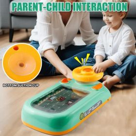 Musical Steering Wheel Toys For Boys 4 6 Year Old Toddler Simulated Driving Racing Car Game With Sound Ages 3 Year Old Interactive Educational Le (Option: Green)